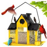 NEW $49 Large Solar Hanging Bird Feeder House