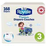 $50 Royale Premium Diapers, Size 3 (16-28 lb)