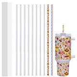 SEALED $30 10PK Metal Sublimation Straws,Reusable