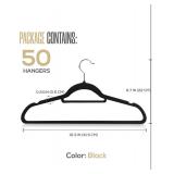 NEW 50-pcs Velvet Hangers Tie Bar