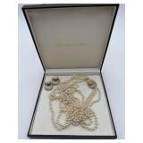 Fifth Avenue Pearl Necklace Set (Vintage)