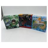 Kids Puzzle Set 3 Boxes (100pcs) (Open Box)