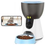 NEW $140 Auto Pet Feeder w/Camera 2 Way Voice