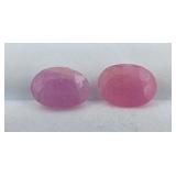 $6,400App 5.27 ct  Pink Sapphire gemstone Pair
