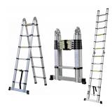 NEW $155 Ladders Telescoping Ladder 12.5 FT
