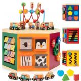 $106 DAMAGED Farm-Theme Activity Cube Play Center,