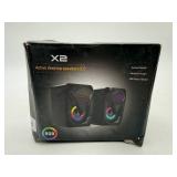 X2 RGB Desktop Speakers 2.0 (New)