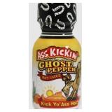 4x ASS KICKINï¿½ GHOST PEPPER MINI HOT SAUCE .75oz