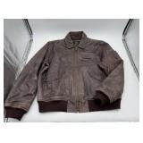 $700 Alpha Industries Leather Jacket 5XL (Menï¿½s)