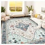 SEALED $255 8X10 Stain Resistant Area Rug Nonslip