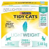 SEALED Tidy Cats Free & Clean Cat Litter, LightWei