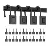 NEW $38 GILLAS Shower Curtain Hooks, 12 PCS