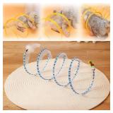 NEW Folded Cat Tunnel Toy w/Feather & Rat