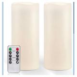 NEW $33 2pcs (10'X4') Outdoor Flameless Candles