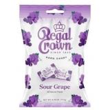 3x Regal Crown Sour Grape Candy 6.25oz Per Bag