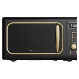 $130 FRIGIDAIRE Retro Microwave, Black-Gold
