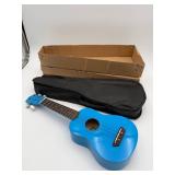 $60 Denver Ukulele Blue w/ Case (New)