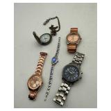 5pc Mixed Quartz Watch Lot (Untested)