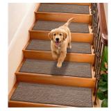 NEW $99 BONACA Linen Stair Treads Non Slip