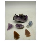 Crystal & Arrowheads Lot (Mixed Pieces)