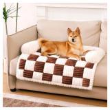 NEW $190 (L) Pet Couch Covers Plush Mat, Washable