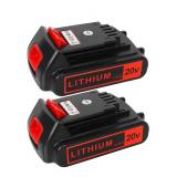 $50 2-pack Battery for Black+ Decker 20V Lithium