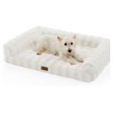 $56 Large Faux Fur Orthopedic Dog Bed