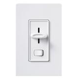 $105 Lutron SELV-300P-WH PRESET DIMMER, White