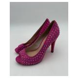 $160 Betsey Johnson Pink Heels Size 37