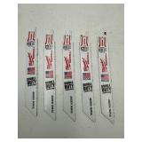Milwaukee Sawzall Blades 5pcs (Excellent)