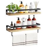 $40 Rustic Floating Shelves Wall Mounted