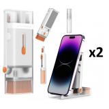 NEW $36 2PK 8-In-1 Device Cleaning Kit w/Stand