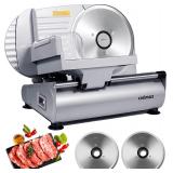 $140 NEW Meat Slicer, CUSIMAX 200W Electric Deli F