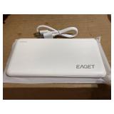 Eaget 10000mAh Power Bank White (New)