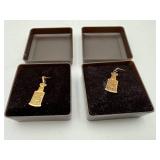 Edmonton Oilers Stanley Cup Pendants (2pcs)