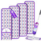 NEW 4PK Universal Reusable Mop Pads