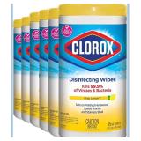 NEW $38 (6/75Wipes) Clorox Disinfecting Wipes