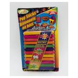 Pop Sticks Craft Set 96pcs (Sealed)