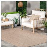 $111 nuLOOM Festival 4 X 6 (ft) Tan Indoor/Outdoor