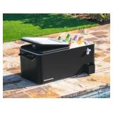 $350 (80-Quart) Black Permasteel Beverage Cooler