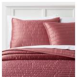 NEW Rose Pink Satin Pillow Case Sham