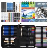 $36 NEW Kalour 76 Drawing Sketching Kit Set - Pro