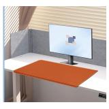 NEW $43 (28.7'x16.7') Black Desk Mat with Lip