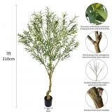 $284 NEW 7ft Artificial Olive Tree Fake Tree Inter