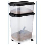 NEW $56 Pet Food Storage Container 13.6kg+4.5kg