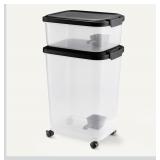 NEW $56 Pet Food Storage Container 13.6kg+4.5kg