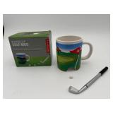 Kikkerland Putter Cup Golf Mug Set (Used)