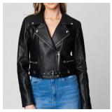 USED $140 Size Medium Ladies Leather Jacket