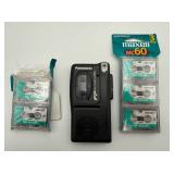 Panasonic RN-202 Microcassette Recorder + 5 Tapes