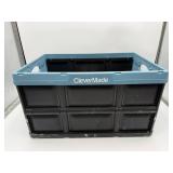 CleverMade Collapsible Crate Blue (Used)